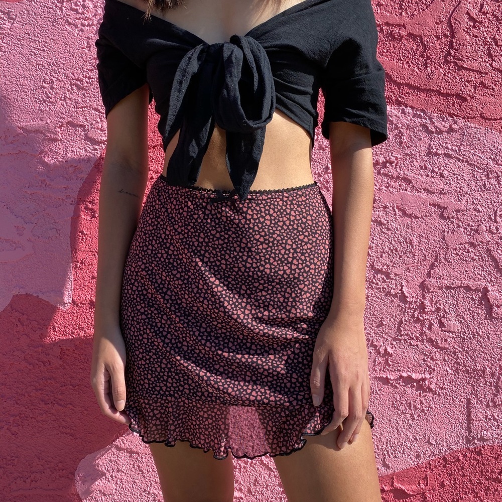 PacSun Heart Skirt